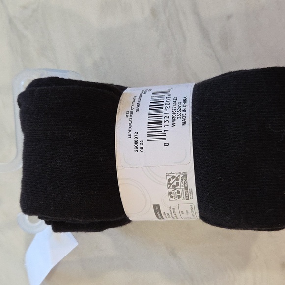 Wonder Nation 2 Pair Girls Cotton Tights 3T-5T - Picture 2 of 4